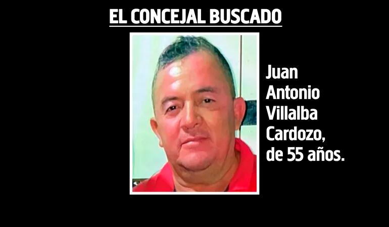 Juan Antonio Villalba Cardozo, concejal colorado de Yby Pytá, buscado por el ataque contra policías.