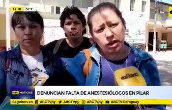 Denuncian falta de anestesiólogos en Pilar