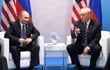 El presidente de EE.UU., Donald Trump y el mandatario ruso, Vladimir Putin.