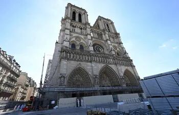 Catedral de Notre-Dame en París, Francia.