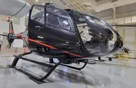 Allanamiento a un hangar privado en el marco del operativo A ultranza Py. Imagen referencial de helicóptero.
