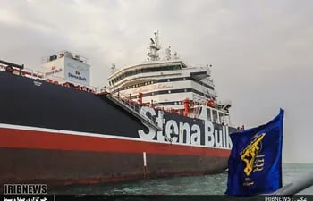Una imagen de un medio iraní que muestra al petrolero "Stena Impero".