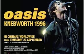 El documental cinematográfico "Oasis Knebworth 1996" en cines de todo el mundo a partir del 23 de septiembre.