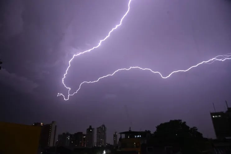Imagen ilustrativa: tormenta eléctrica.