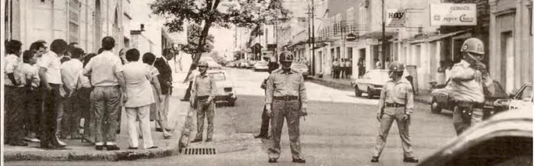 El 22 de marzo de 1984 el dictador Stroessner clausura el diario  ABC Color y  Policía cierra la calle Yegros para dar cumplimiento a la “orden superior”.
