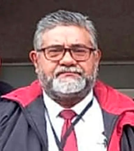 Víctor Hugo Valdez Delgado, secretario general del Sindicato del Ministerio Público, reconocido por el Viceministerio del Trabajo.