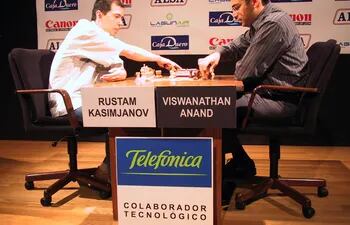 Final León 2005 Kasimdzhanov y Anand.