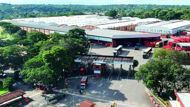 La planta industrial de Paresa, ubicada en Barcequillo, San Lorenzo.