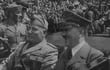 Benito Mussolini junto a Adolf Hitler.