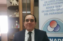 Miguel Marecos, presidente del Sindicato Nacional de Directores (Sinadi).