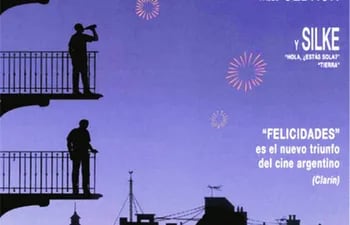 Afiche de "Felicidades" (Lucho Bender, 2000).