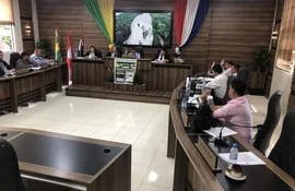 La sesión ordinaria de la Junta Municipal de Presidente Franco, este martes.