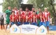 La selección paraguaya de fútbol playa se medirán a Brasil en la gran final de la Liga Evolución.