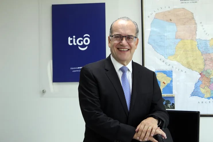 Carlos Blanco, director general de Tigo Paraguay.