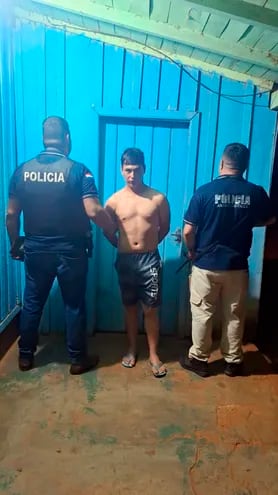 Derlis Ramón Martínez Domínguez fue arrestado esta tarde en Villa Ygatimí por el homicidio de Jorge Miguel González Franco, alias "Ko'olo".