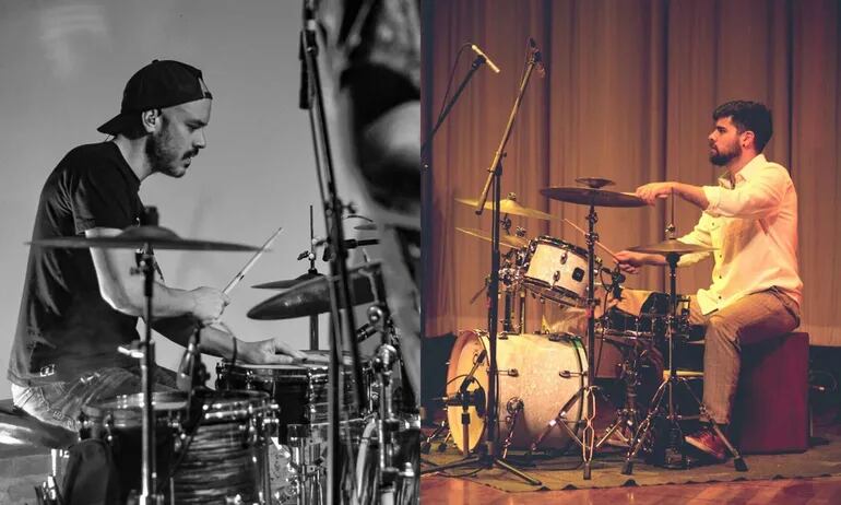Diego Riveros y Gonzalo Resquín son los bateristas fundadores de Druma.