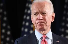El ex vicepresidente de EE.UU. Joe Biden, principal precandidato demócrata a la presidencia.
