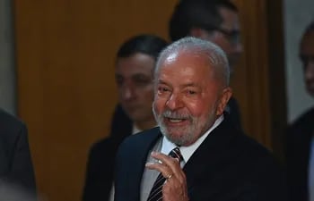 El presidente brasileño, Luiz Inácio Lula da Silva, en el Palacio de Planalto en Brasilia (Brasil). (EFE)