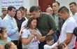 El presidente Santiago Peña conversó con los padres de la niña Abigail fallecida durante el tornado ocurrido el 2 de noviembre del 2023.