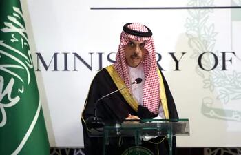 El ministro de Exteriores de Arabia Saudí, Faisal bin Farhan Al-Saud.