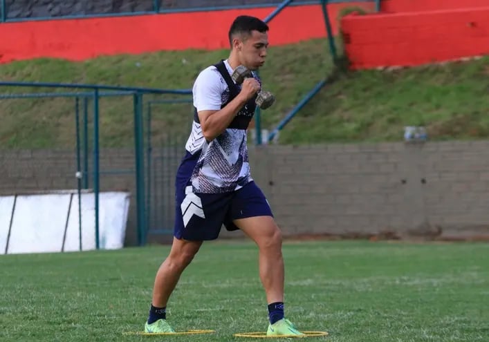 Carlos Arrúa, 24 años, delantero de Nacional.