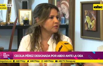 Abdo designa a Cecilia Pérez como representante ante OEA