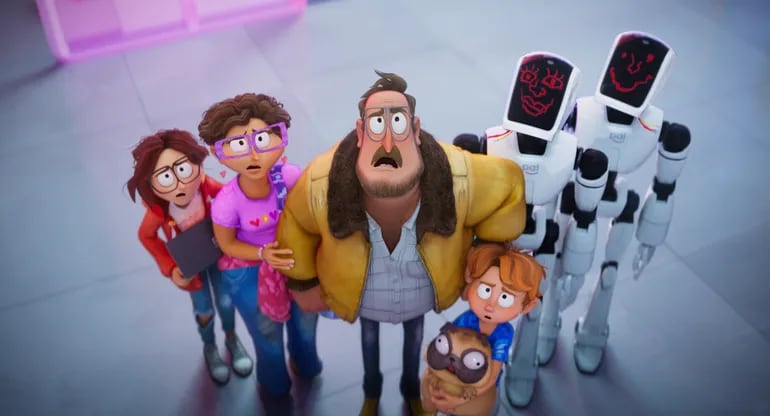 La película animada "La familia Mitchell vs las máquinas" se estrena el viernes vía Netflix.