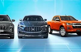 Vehículos y maquinarias que están disponibles en Automotor.