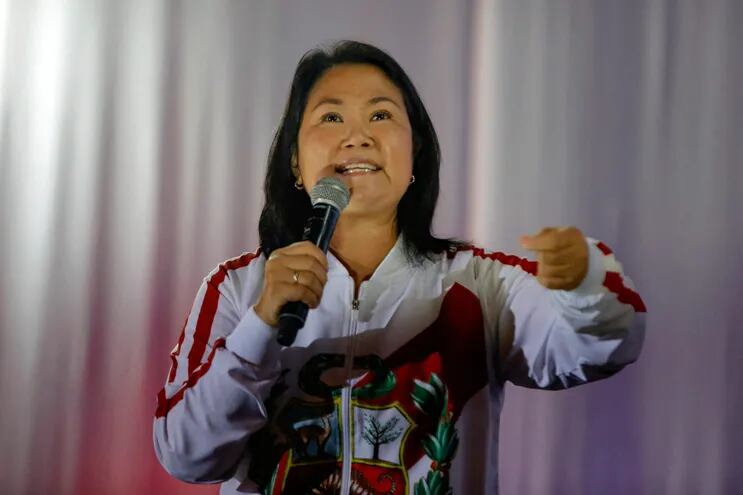 La excandidata a presidente de Perú, por el partido Fuerza Popular, Keiko Fujimori. (AFP)