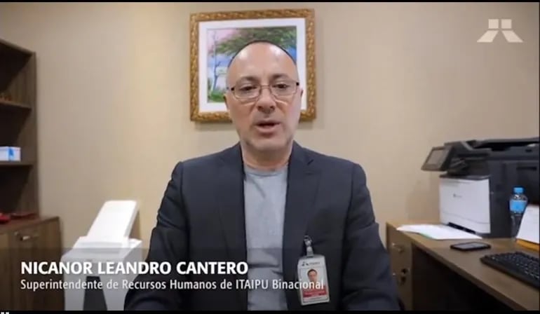 El superintendente de RR.HH del ente taipú,  Leandro Cantero, no fue sumariado a pese a  que fue  parte del PSE.