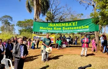 Las tierras ocupadas de Marina Cué están en proceso de legalización mediante trueque entre el Indert y el Mades.
