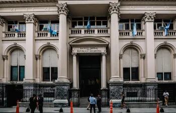 Fachada del Banco Central de La República Argentina. (EFE)