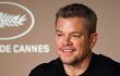 Matt Damon durante una conferencia de prensa para la película "Stillwater" en Cannes, este viernes.