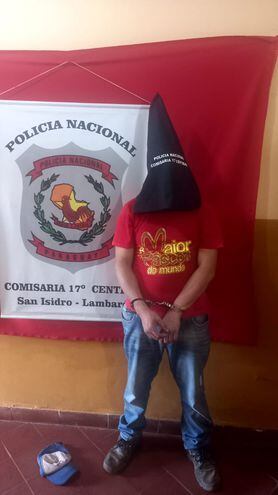 Marcos Antonio Alcaraz Gómez, de 41 años, detenido.
