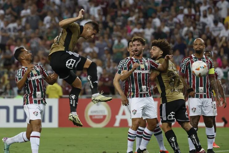 Guillermo Paiva marcó su primer gol en Colo Colo frente a Fluminense, vigente campeón de la Libertadores, en Río de Janeiro.