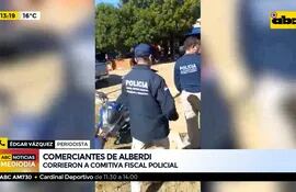 Comitiva fiscal-policial llegó hasta Alberdi