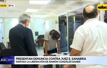 Presentan denuncia contra Juez Enrique Sanabria