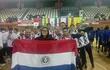 Delegación Junior y Juvenil de Paraguay, que participa en la IHF Trophy "San Lorenzo 2022".