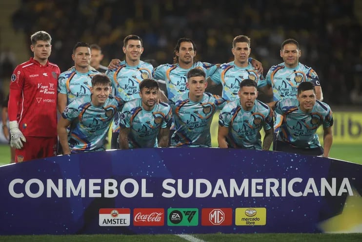 Formación presentada por el Sportivo Luqueño en la primera rueda contra Coquimbo Unidos. Los auriazules habían perdido 1-0 en suelo trasandino.