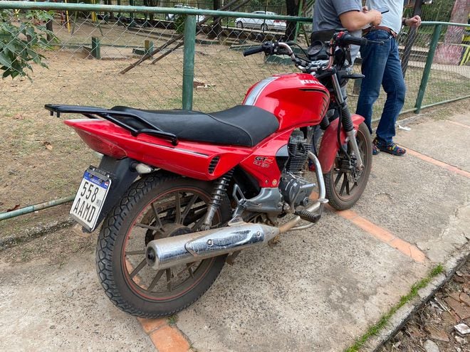 Motocicleta con sistema GPS fue recuperada tras operativo policial