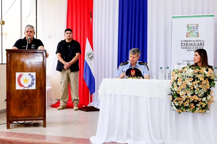 Día de Gobierno del Ministro Enrique Riera en la Gobernación de Paraguarí.