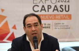 Alberto Sborovsky, titular de la Cámara Paraguaya de Supermercados (Capasu).