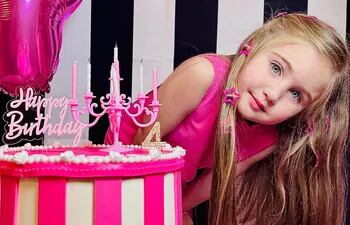 Dakota Báez Conde celebró sus cuatro años con una fiesta temática de Barbie.