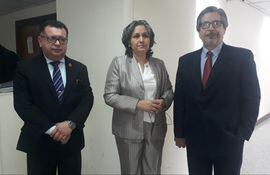 Aniceto Amarilla, Miryan Meza e Isidro González Sánchez, camaristas cuestionados en Ciudad del Este.