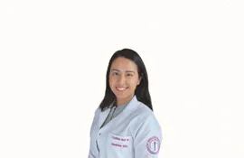 Cynthia Holt Martínez, del cuarto semestre de la carrera de Medicina y Cirugía de la Facultad de Ciencias Médicas de la UNA.