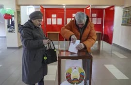 Elecciones parlamentarias en Bielorrusia.