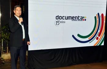 Alejandro Cardozo, gerente de tecnología de Documenta, expuso la “Experiencia de transformación digital: Documenta Paraguay” como un caso de éxito de Nublit, en el país.