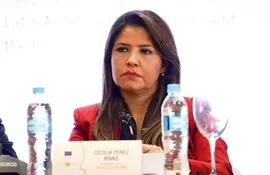 Cecilia Pérez Rivas, ministra asesora de Asuntos de Seguridad.