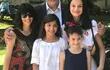 ¡Hermosa familia! Diego Marini y su esposa Sole, junto a sus hijas Isabela, María e Inés.