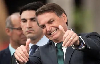 El presidente de Brasil es hincha del Palmeiras pero felicitó al 'Fla'.